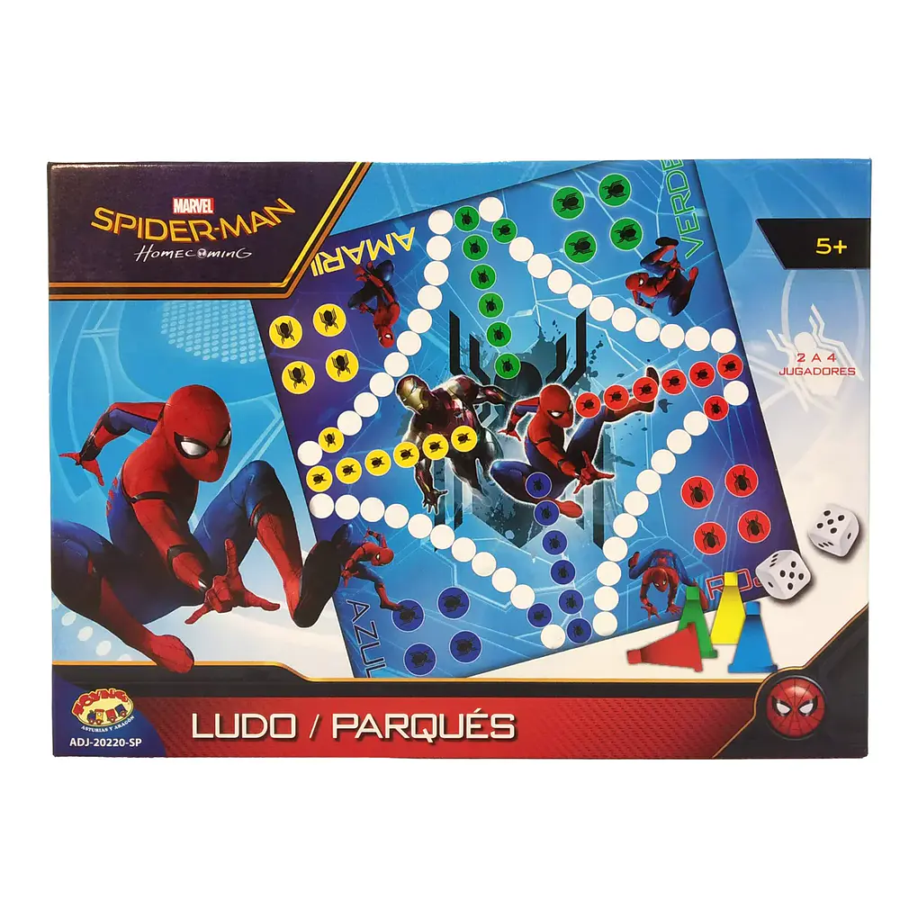 JUEGO DE MESA LUDO SPIDERMAN