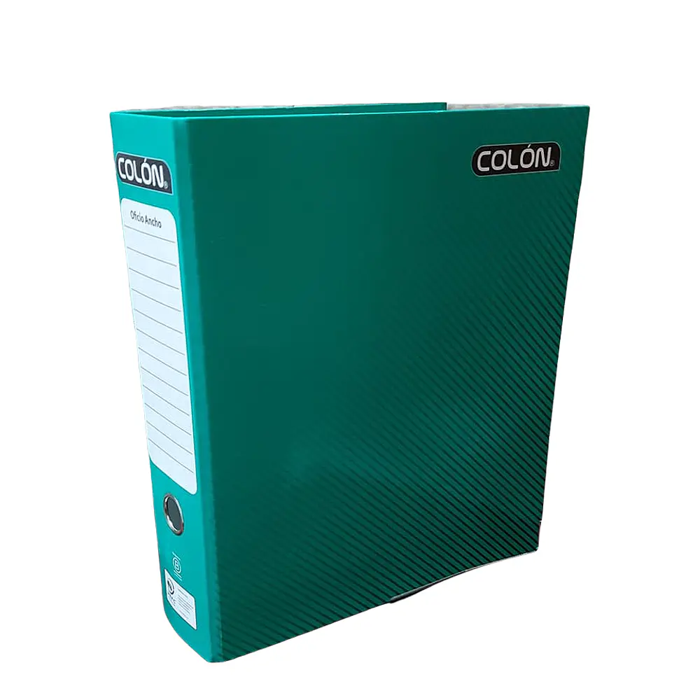 ARCHIVADOR OFICIO ANCHO COLOR VERDE