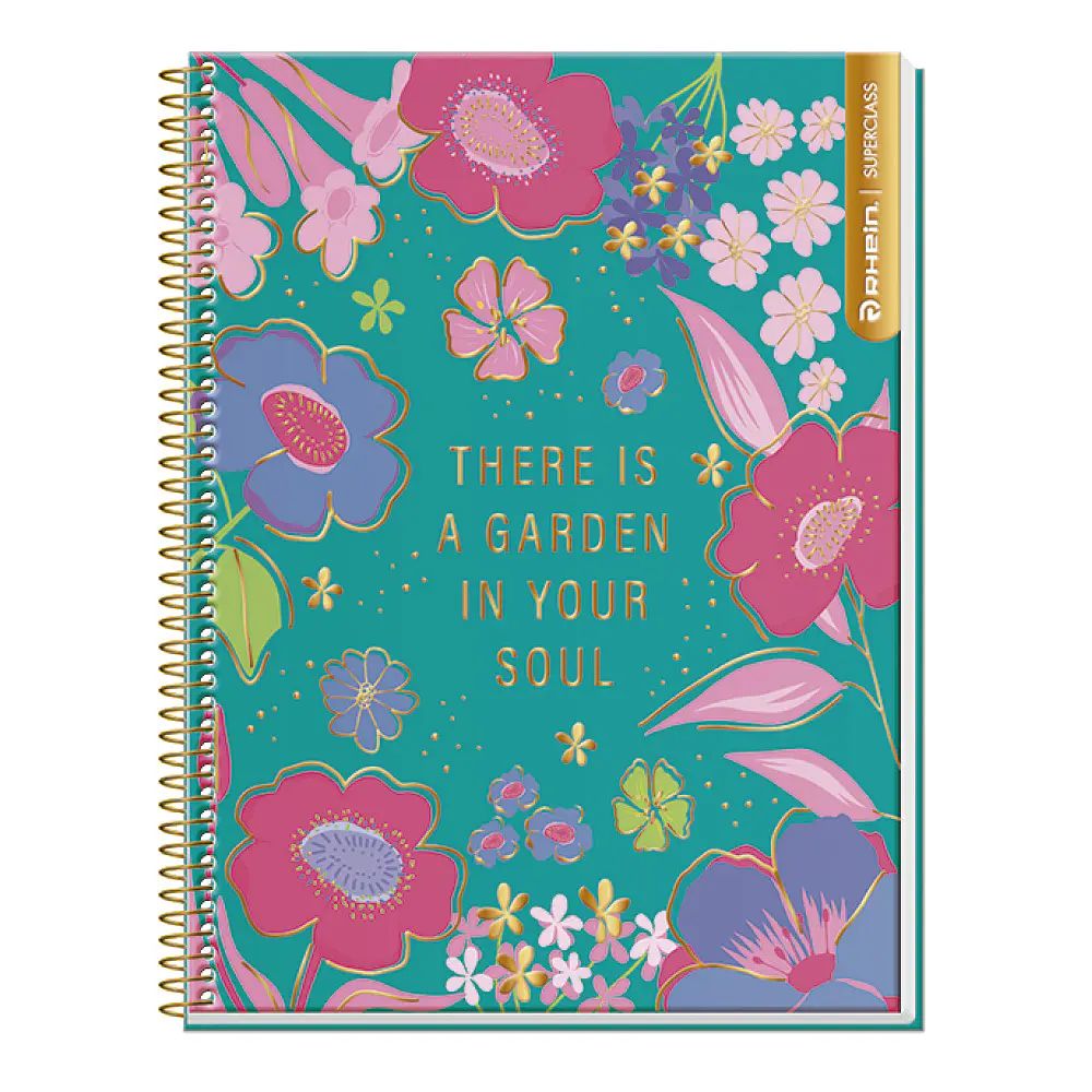CUADERNO TOP 120 HOJAS MAT 7MM FLOWERS