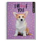 CUADERNO TOP 120 HOJAS MAT 7MM PUPPIES