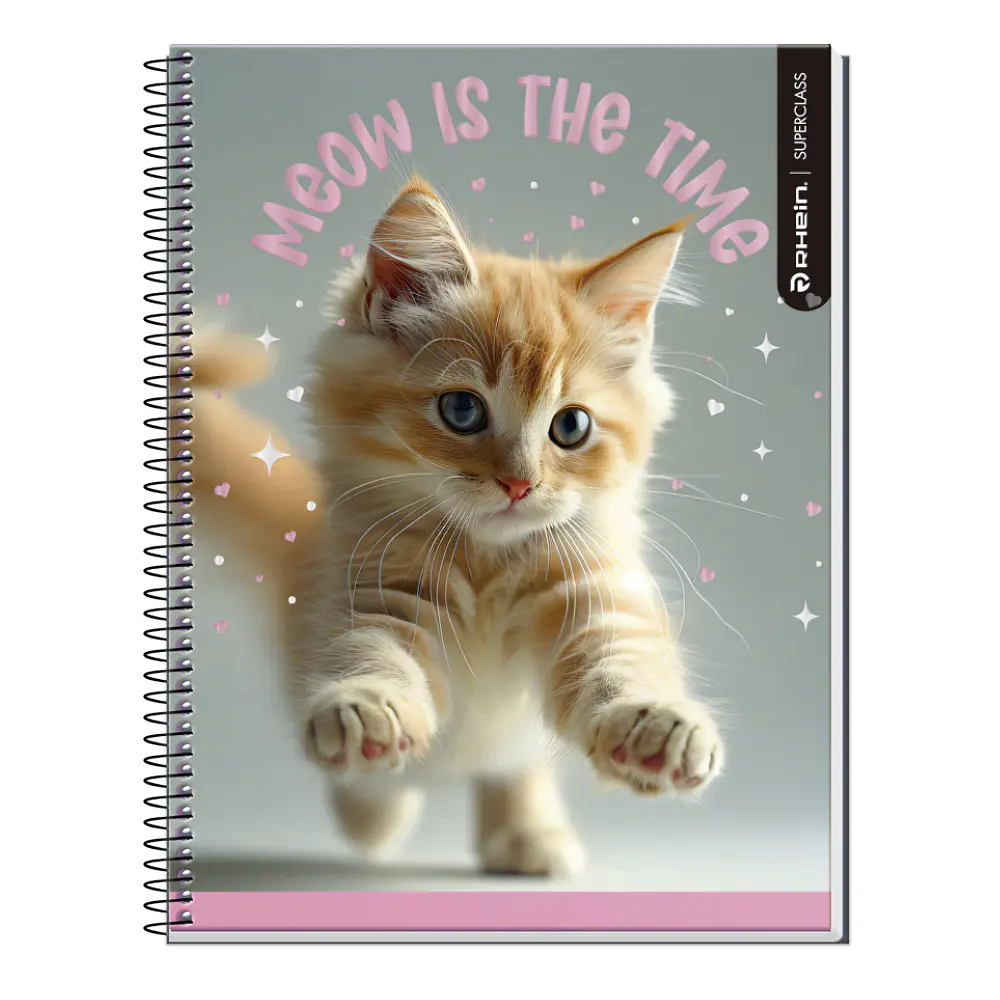 CUADERNO TOP 120 HOJAS MAT 7MM PUPPIES