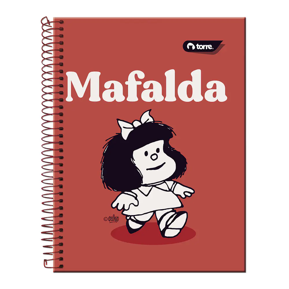 CUADERNO TOP 150 HOJAS 7MM MAFALDA