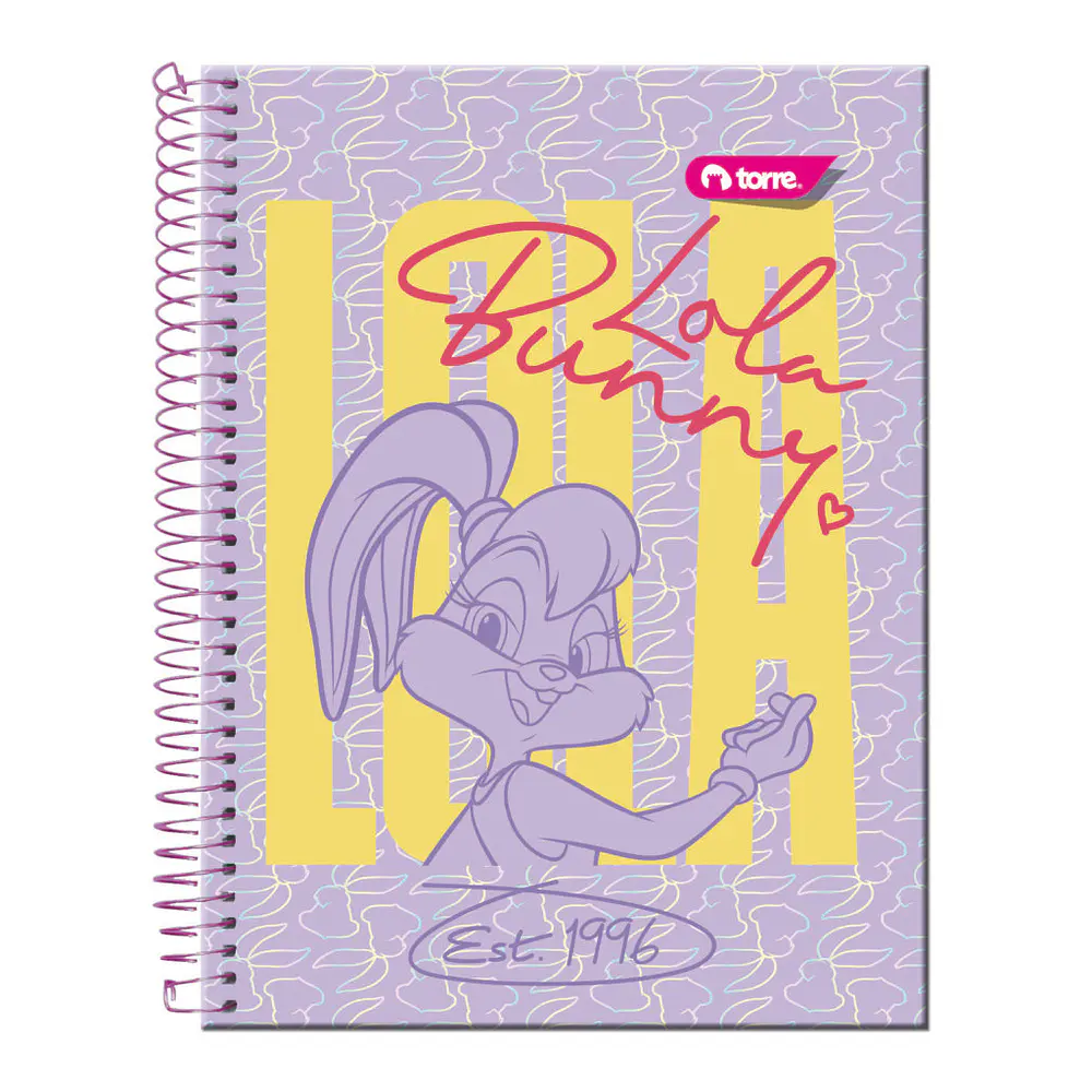 CUADERNO TOP 150 HOJAS 7MM LOLA BUNNY