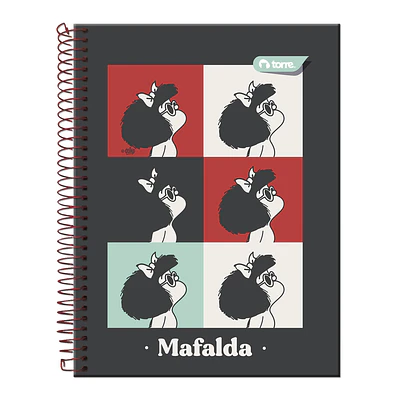 CUADERNO TOP 150 HOJAS 7MM MAFALDA