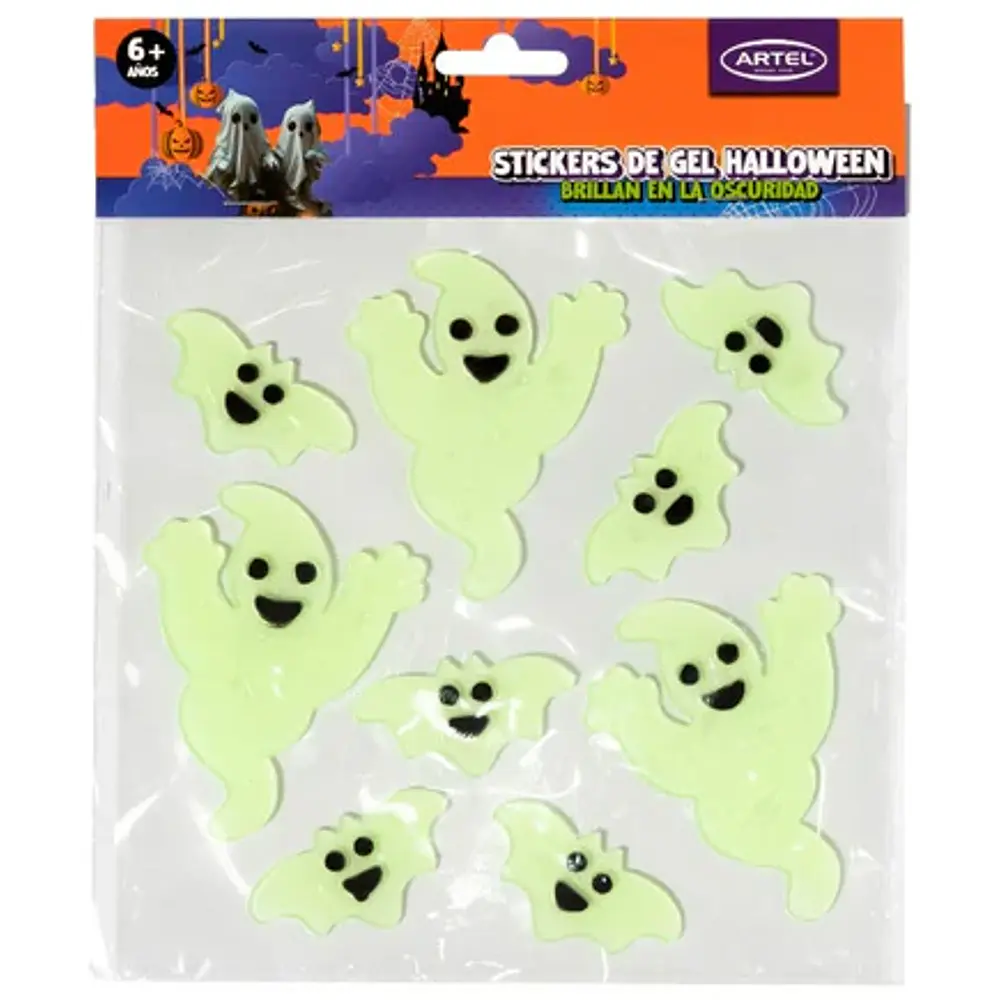 STICKERS GEL LUMINISCENTE HALLOWEEN