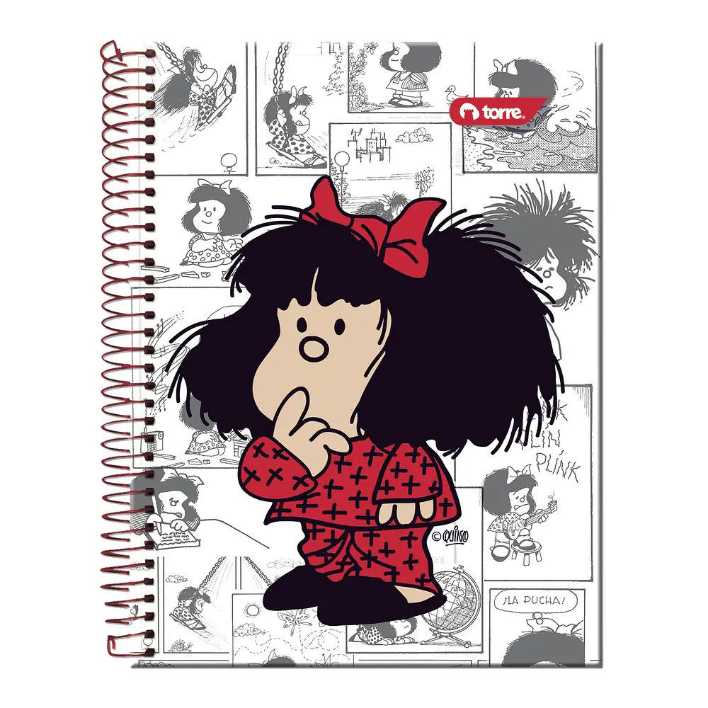 CUADERNO TOP 150 HOJAS 7MM MAFALDA