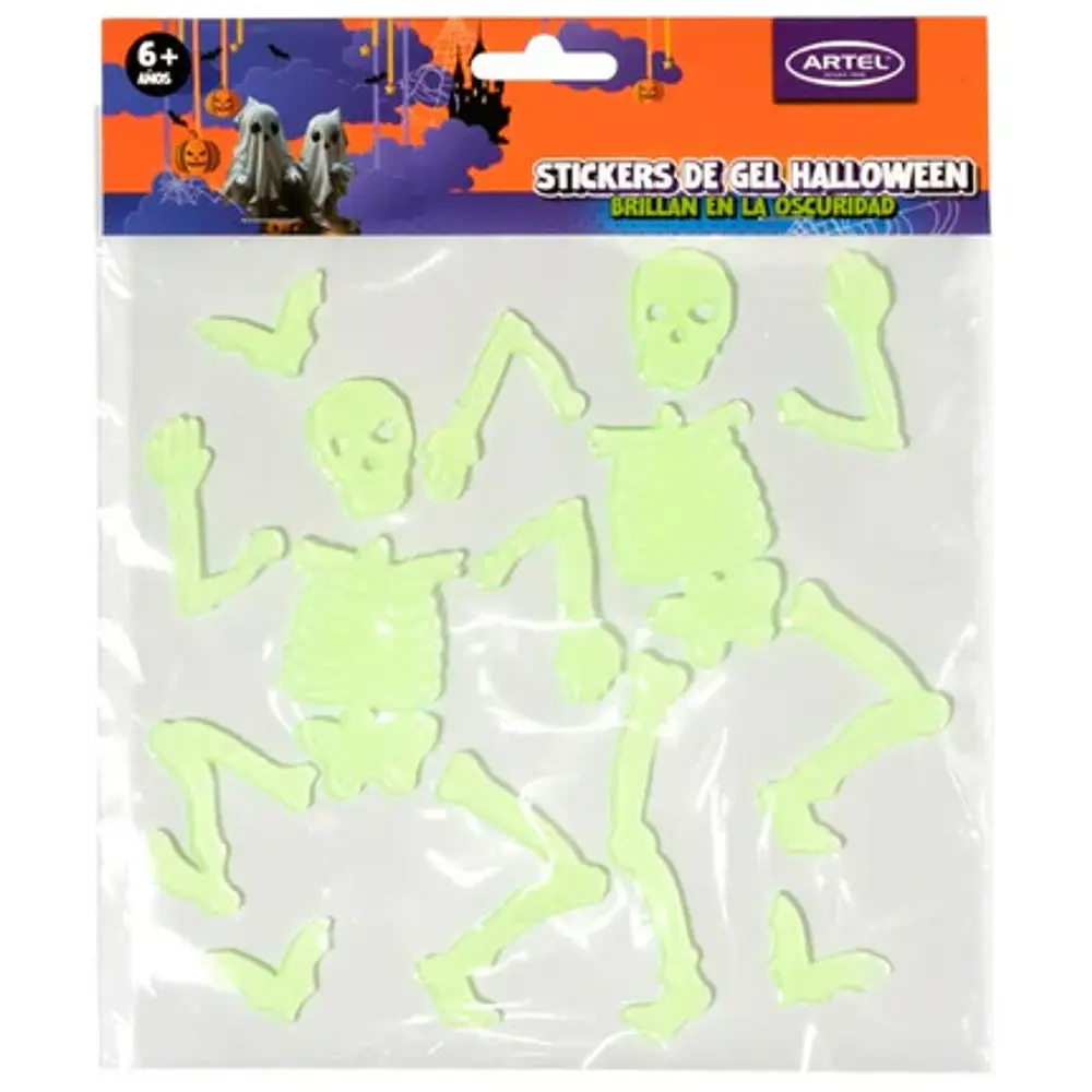 STICKERS GEL LUMINISCENTE HALLOWEEN