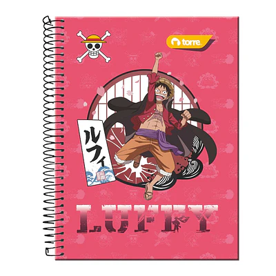 CUADERNO TOP 150 HOJAS 7MM ONE PIECE 