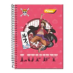 CUADERNO TOP 150 HOJAS 7MM ONE PIECE 