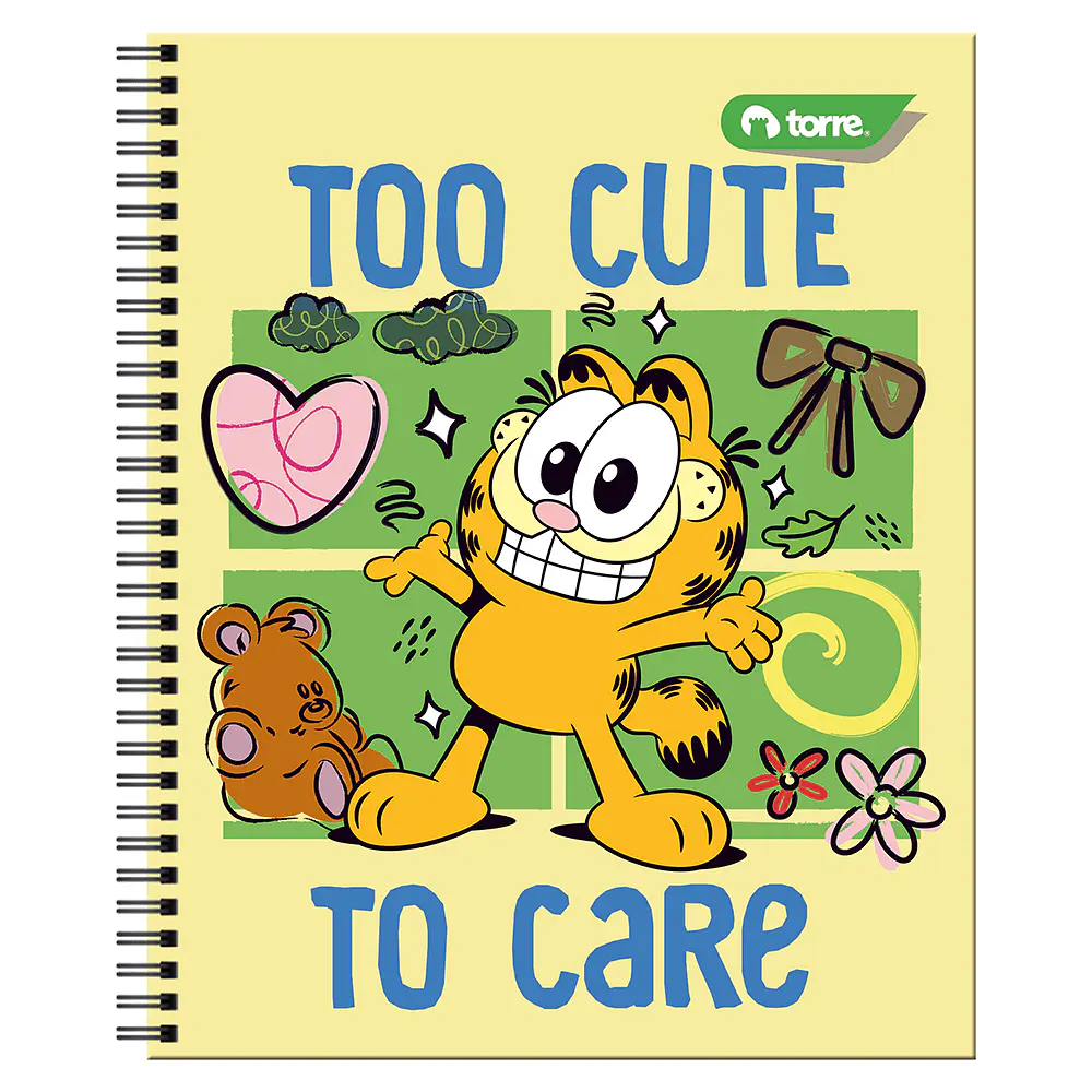 CUADERNO UNIVERSITARIO 100HJS 7MM GARFIELD CLASICO