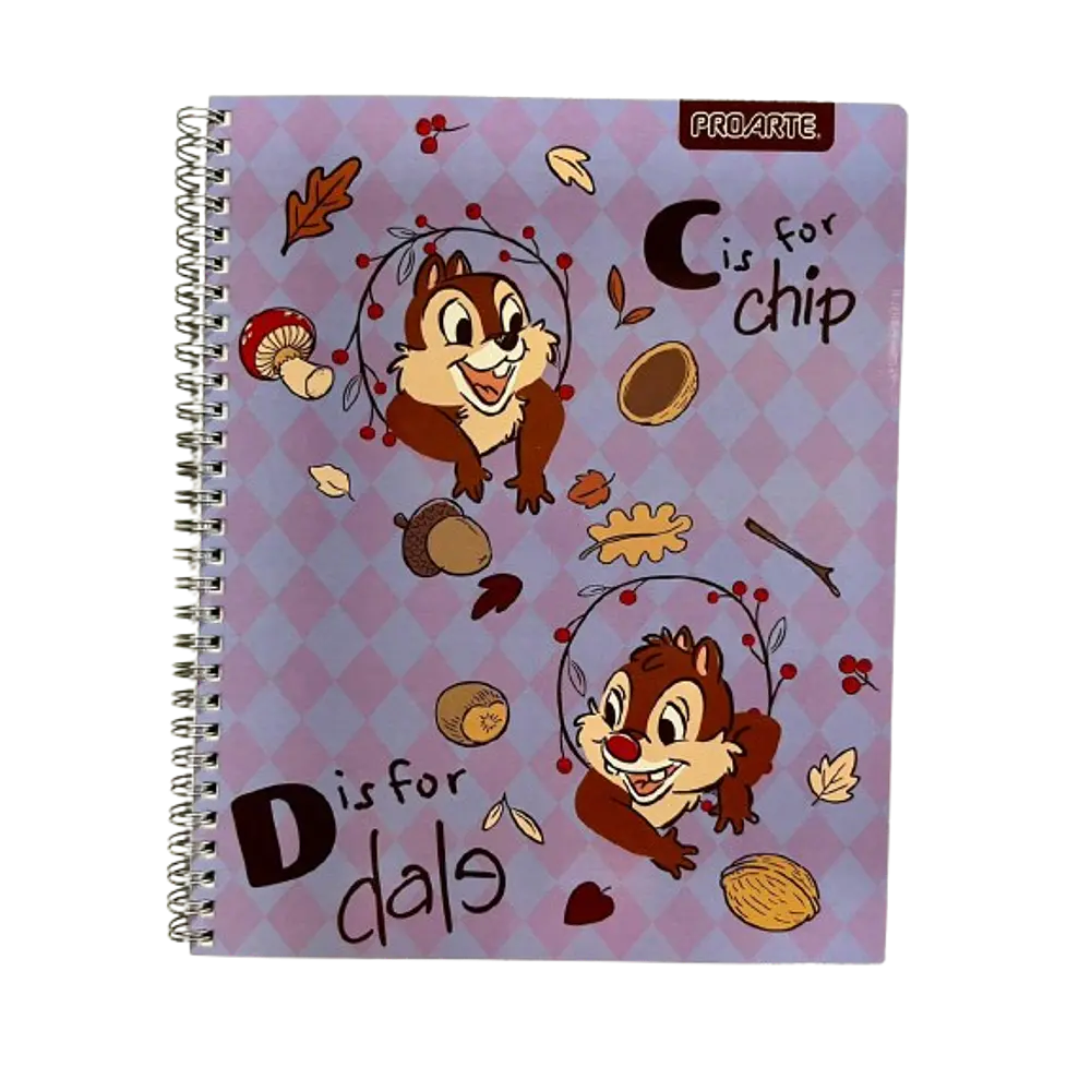 CUADERNO UNIVERSITARIO 100 HJS 7MM CHIP&DALE 