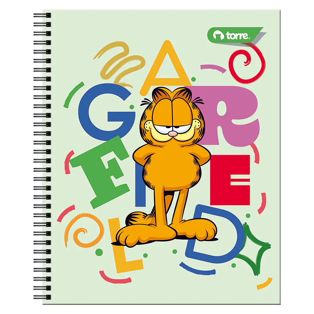 CUADERNO UNIVERSITARIO 100HJS 7MM GARFIELD CLASICO