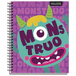 CUADERNO UNIVERSITARIO 100 HJS 7MM MONSTER 
