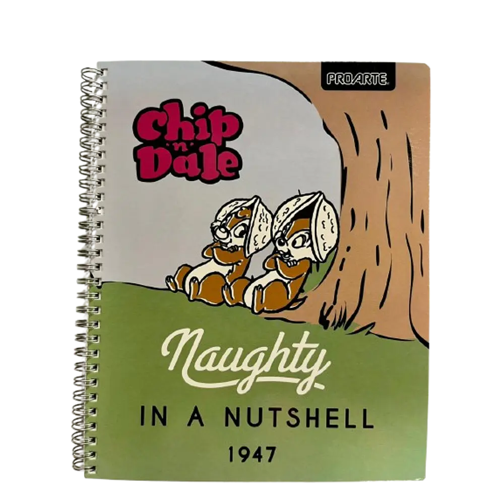 CUADERNO UNIVERSITARIO 100 HJS 7MM CHIP&DALE 