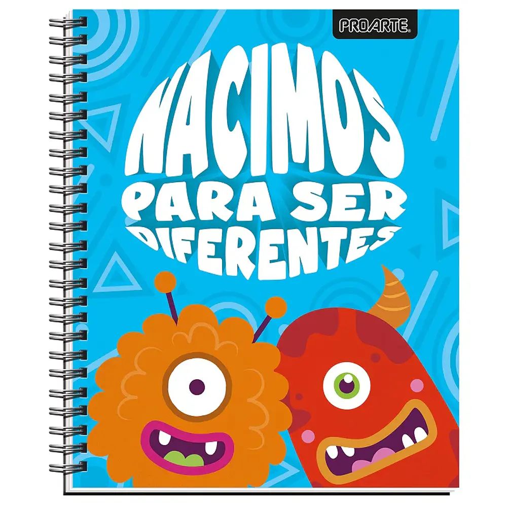 CUADERNO UNIVERSITARIO 100 HJS 7MM MONSTER 