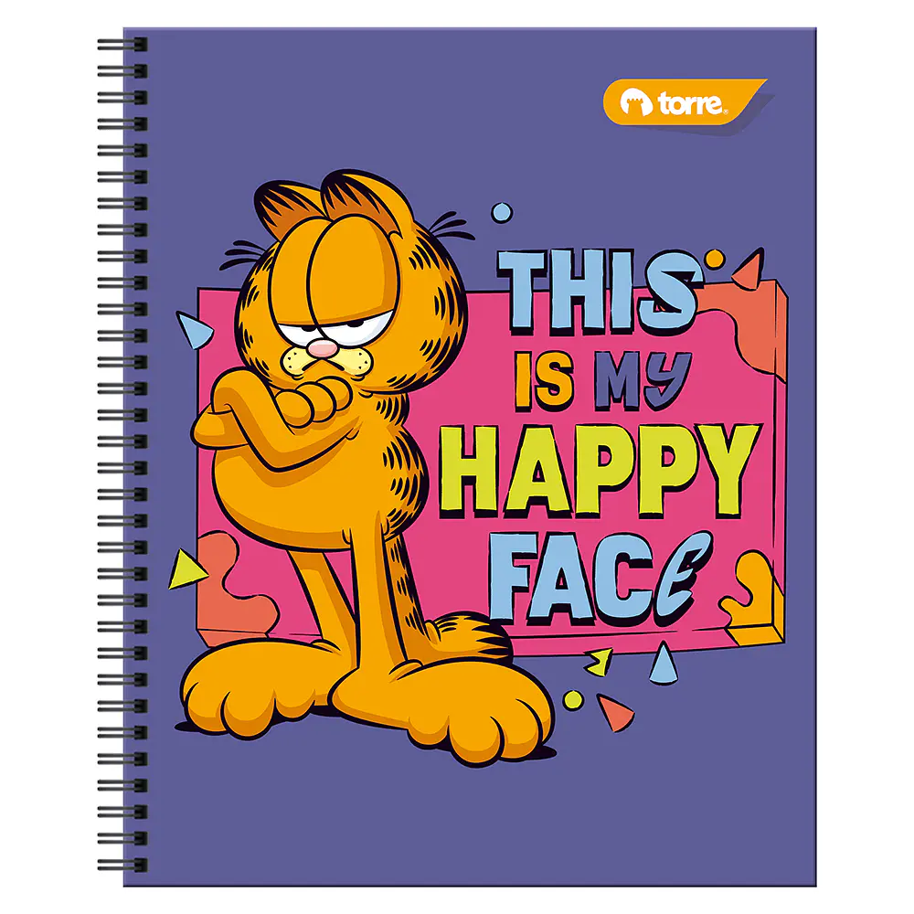 CUADERNO UNIVERSITARIO 100HJS 7MM GARFIELD CLASICO