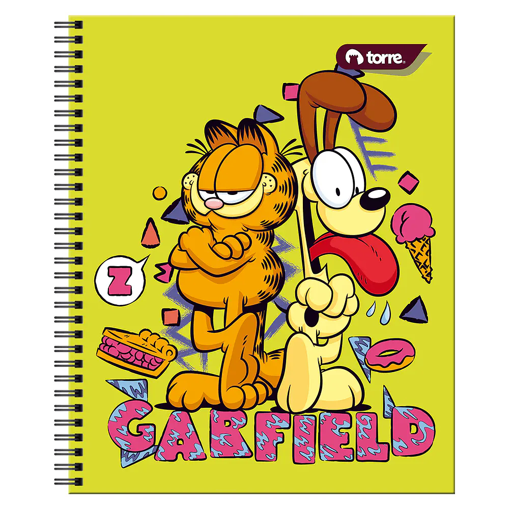CUADERNO UNIVERSITARIO 100HJS 7MM GARFIELD CLASICO