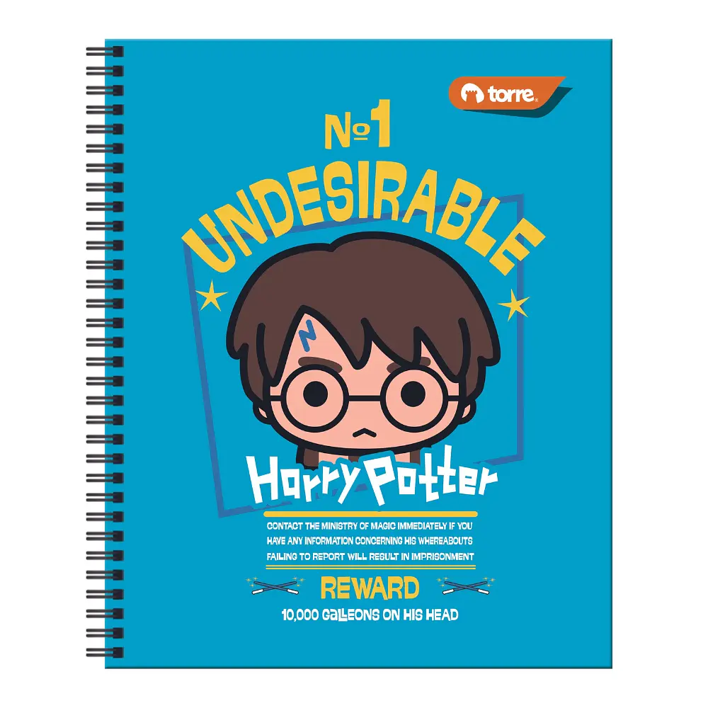 CUADERNO UNIVERSIDAD HARRY POTTER 2 100 HOJAS