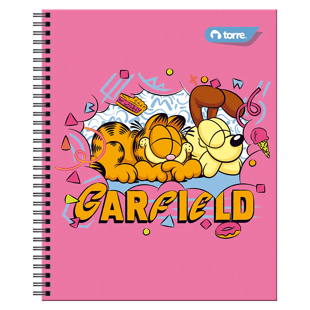 CUADERNO UNIVERSITARIO 100HJS 7MM GARFIELD CLASICO