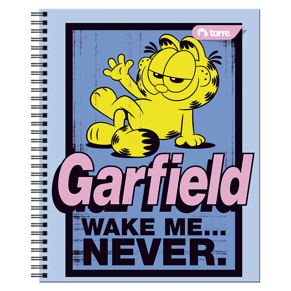 CUADERNO UNIVERSITARIO 100HJS 7MM GARFIELD CLASICO