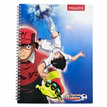 CUADERNO UNIVERSITARIO 100 HJS 7MM SUPER CAMPEONES 