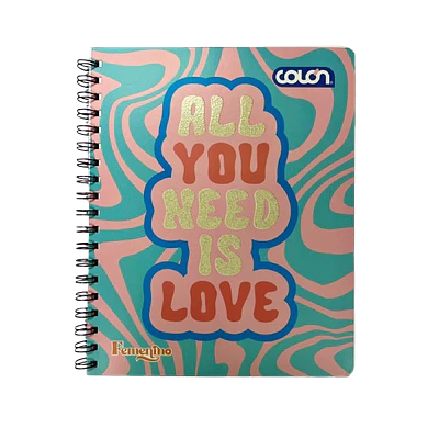 CUADERNO UNIVERSITARIO 100 HJS MAT. 7MM FEMENINO