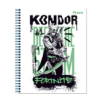 CUADERNO UNIVERSITARIO 100HJS MAT7MM. FORTNITE