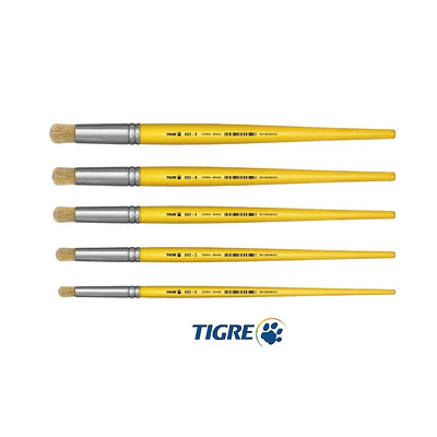 PINCEL NATURAL REDONDO SERIE 803 -  DIFERENTES GROSORES