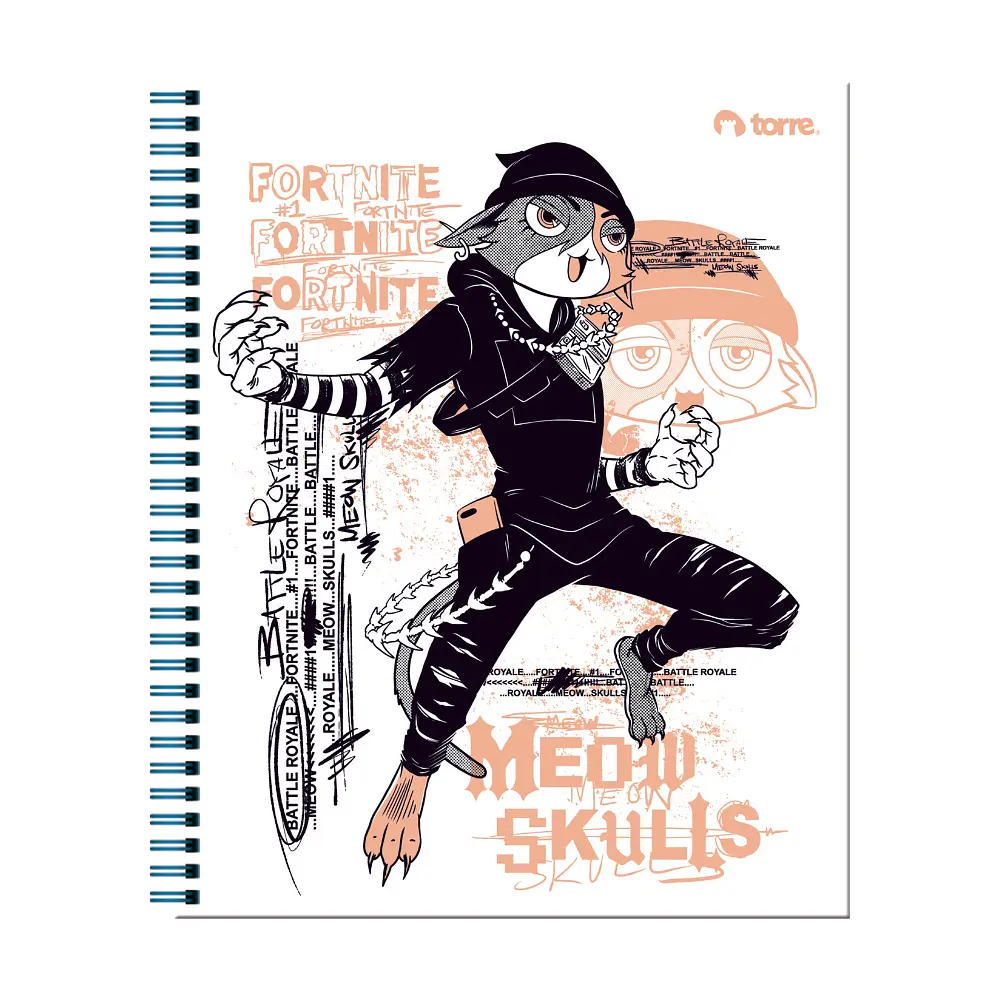 CUADERNO UNIVERSITARIO 100HJS MAT7MM. FORTNITE