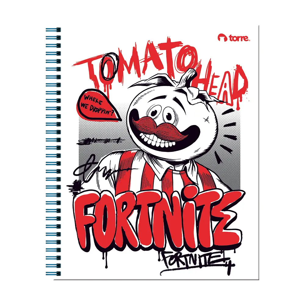 CUADERNO UNIVERSITARIO 100HJS MAT7MM. FORTNITE