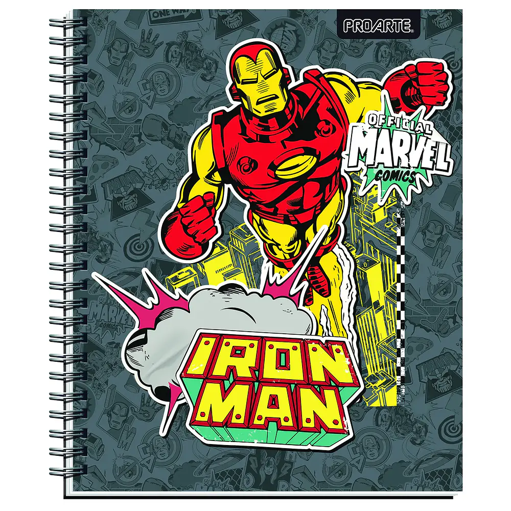 CUADERNO UNIVERSITARIO 100HJS MAT7MM. MARVEL COMICS