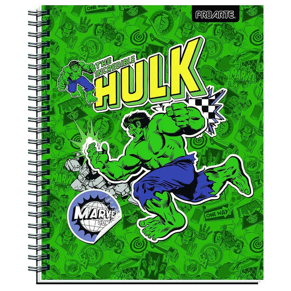 CUADERNO UNIVERSITARIO 100HJS MAT7MM. MARVEL COMICS