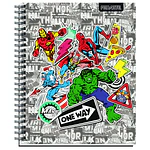 CUADERNO UNIVERSITARIO 100HJS MAT7MM. MARVEL COMICS