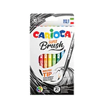 PLUMONES SUPER BRUSH 10 COLORES