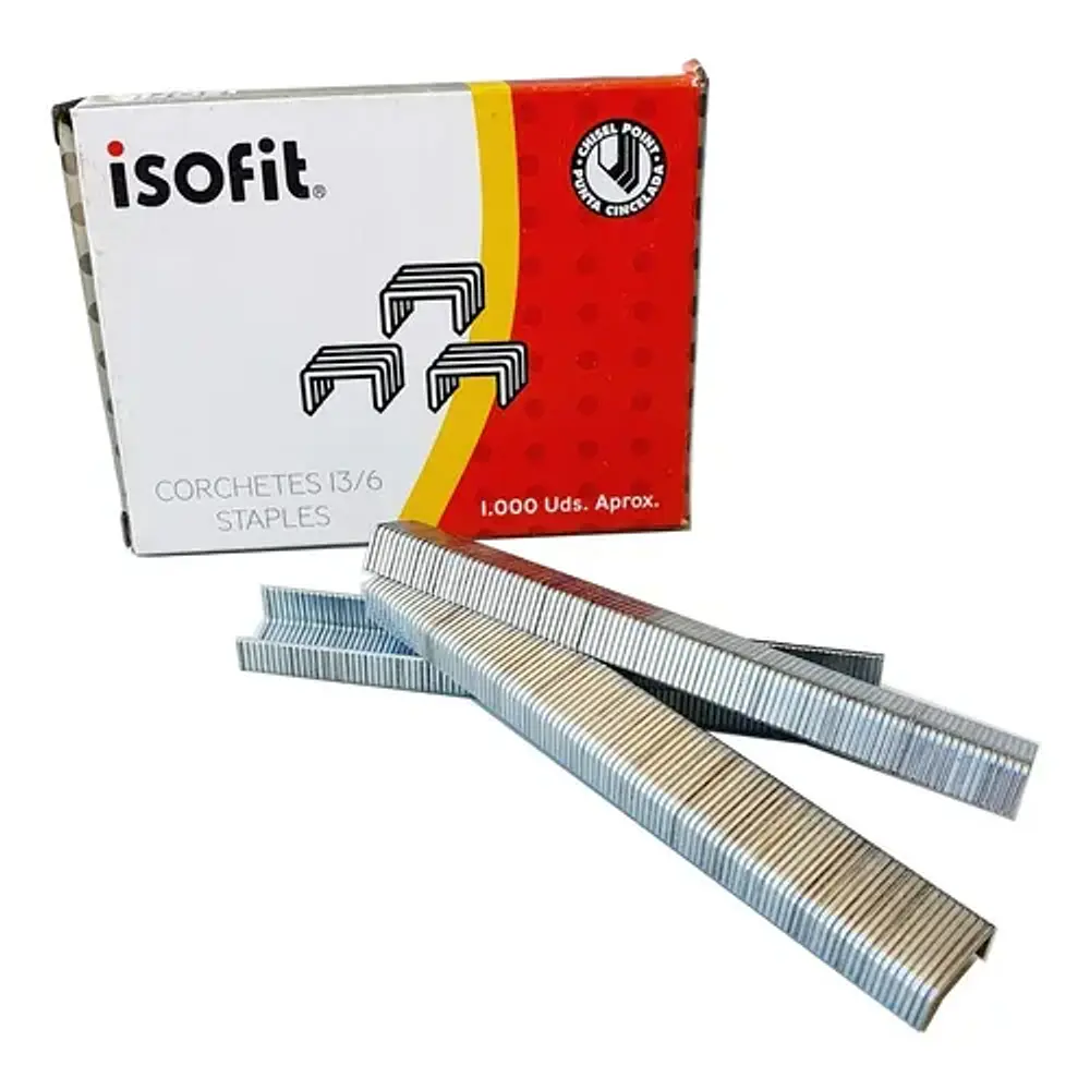 CORCHETES 13/6 CAJA DE 1000 UNIDADES