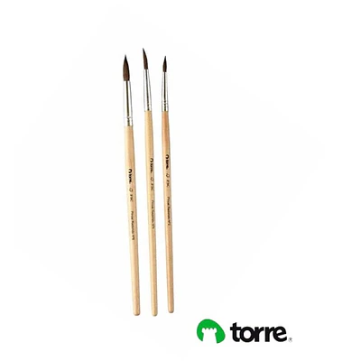 PINCEL REDONDO PELO CAMELLO - TORRE DIFERENTES GROSORES