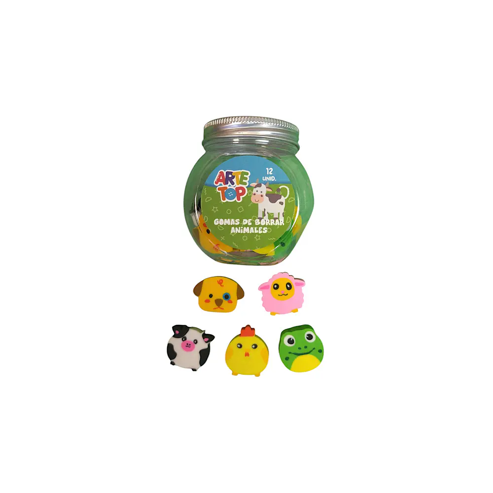GOMA DE BORRAR ANIMALES MIX