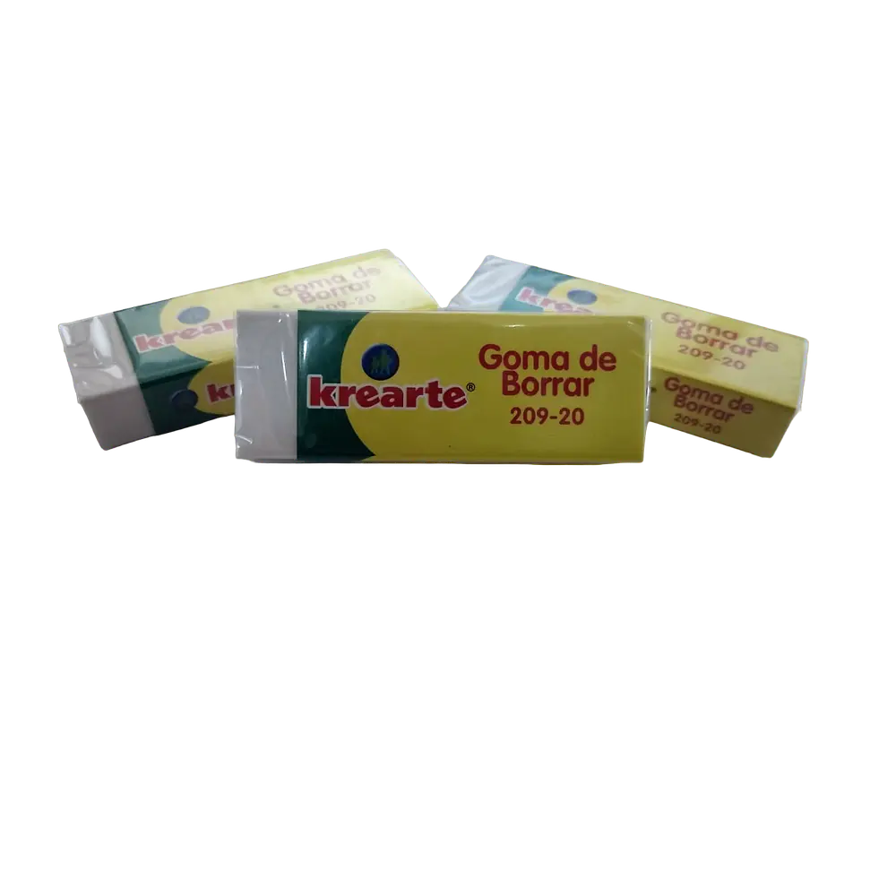 GOMA DE BORRAR  CON FUNDA TIPO S-20 KREARTE