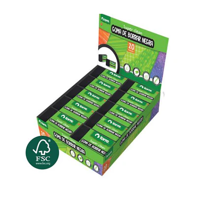 GOMA DE BORRAR NEGRA GRANDE