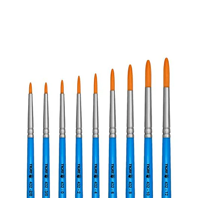 PINCEL SINTETICO DORADO BRILLANTE SERIE 432 - DIFERENTES GROSORES