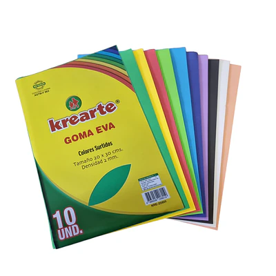 SET DE GOMA EVA SURTIDO  KREARTE