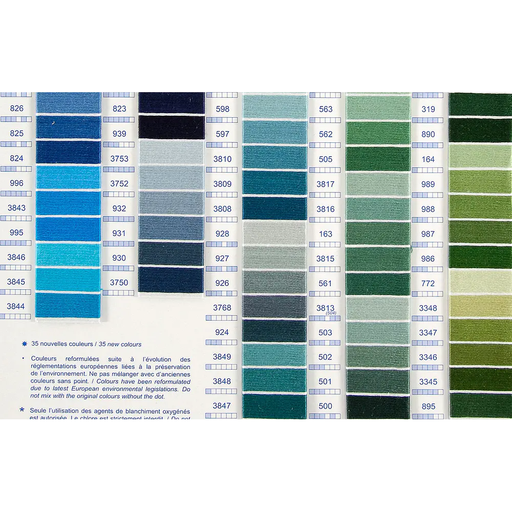 HILO DE BORDAR DMC- DIFERENTES COLORES