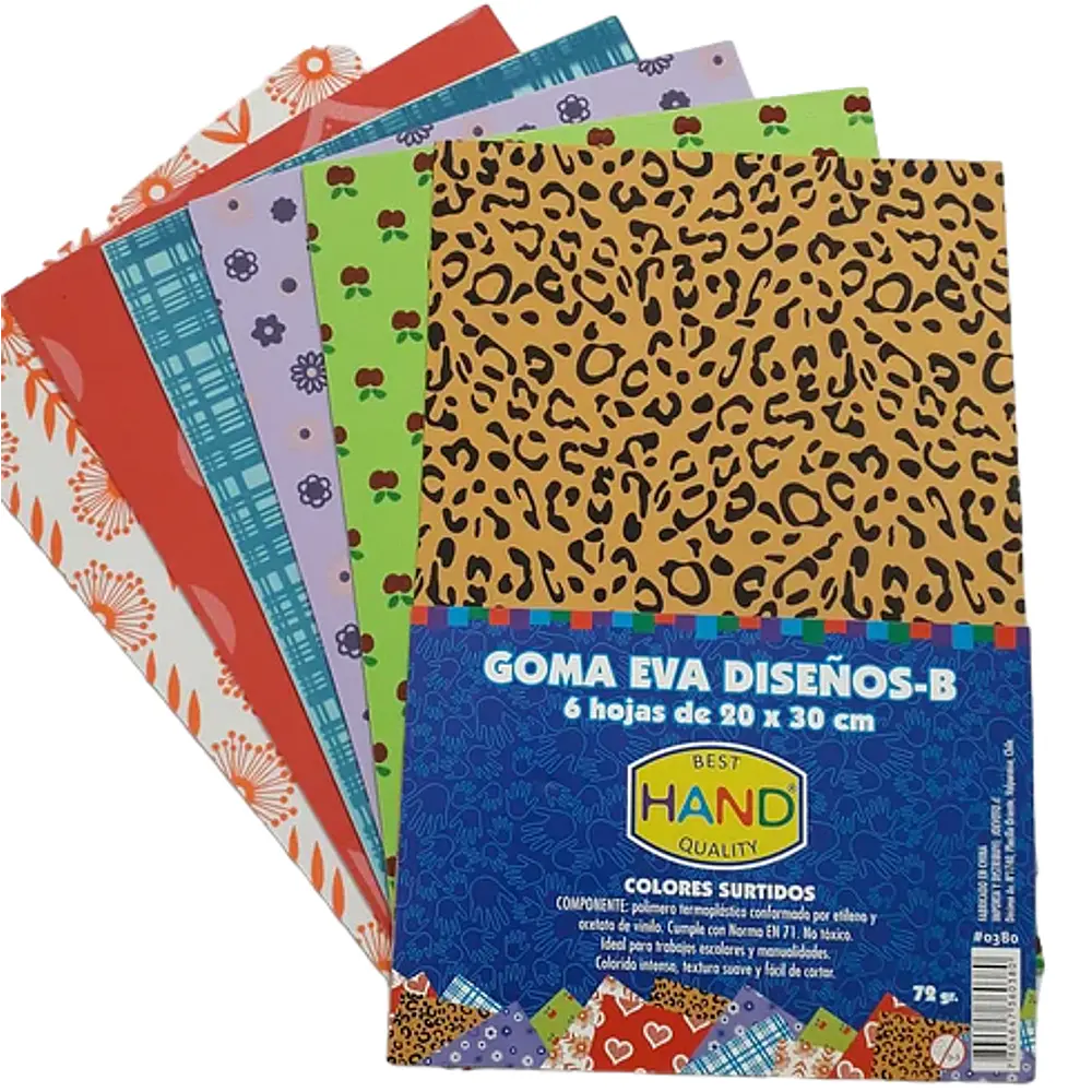SET DEGOMA EVA DISEÑOS VARIOS HAND