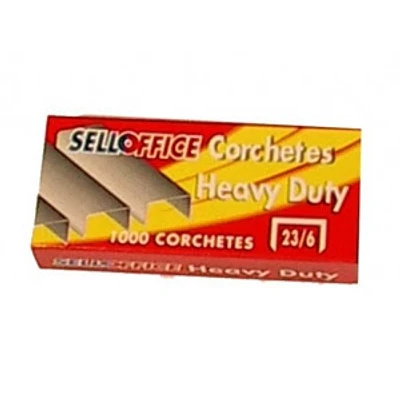 CORCHETES 23/6 CAJA X 1000 UNIDADES