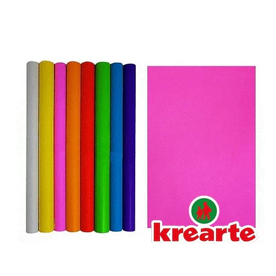GOMA EVA PLIEGO DIFERENTES COLORES KREARTE