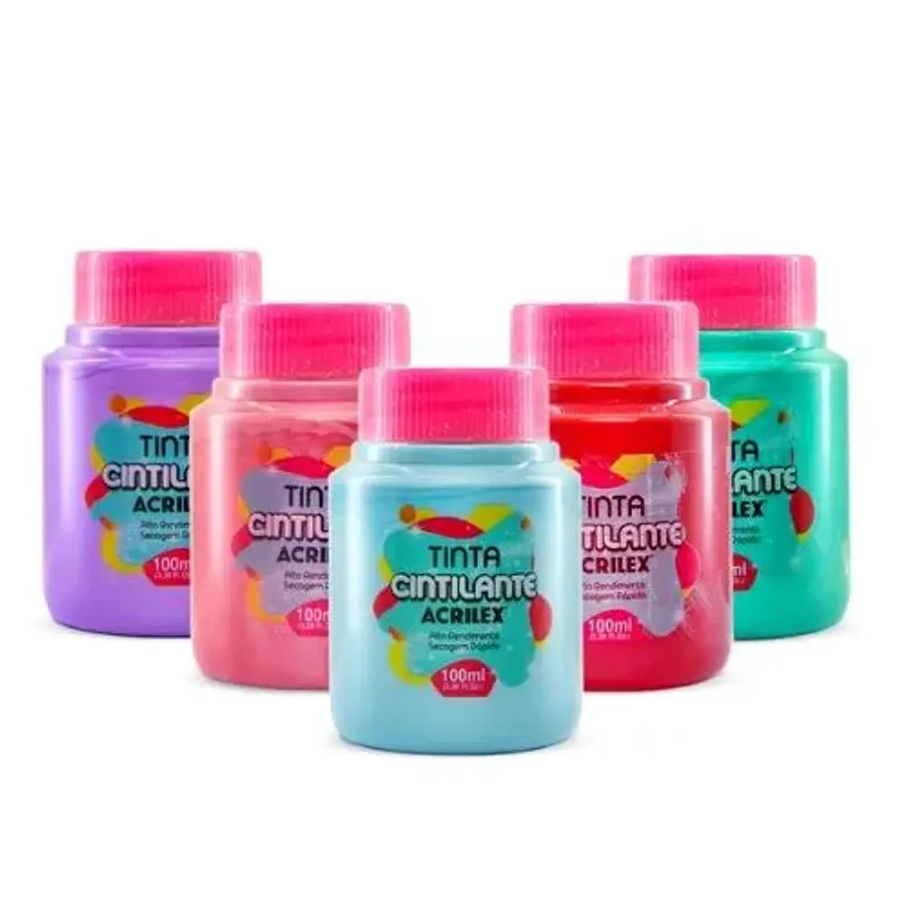 PINTURA CINTILANTE 100ML - COLORES