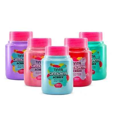 PINTURA CINTILANTE 100ML - COLORES