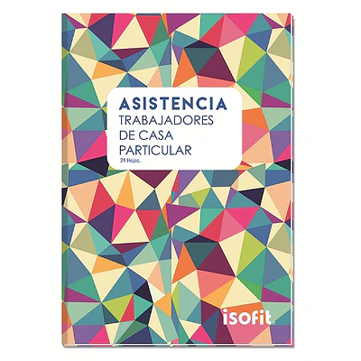 LIBRO DE ASISTENCIA ISOFIT CASA PARTICULAR 24 HOJAS