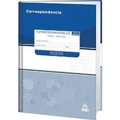 LIBRO DE CORRESPONDENCIA OFICIO 200 HOJAS.
