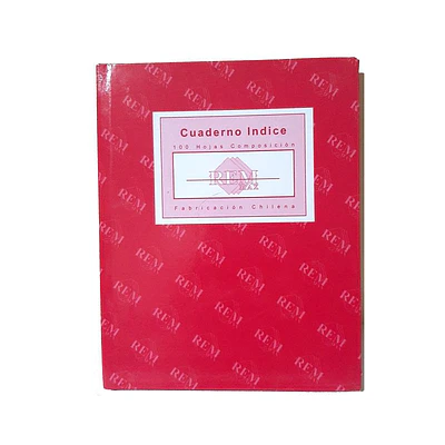 LIBRO INDICE MATEMATICA 100HOJAS